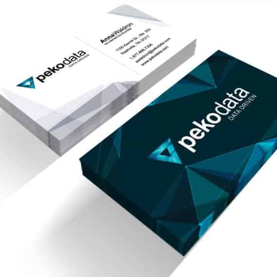 Peko Data Business Card Design
