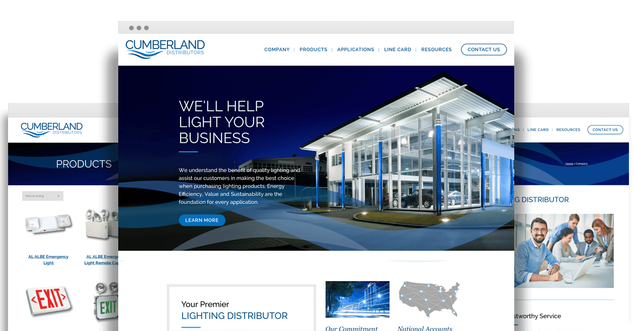 Cumberland Distributors - Nashville Web Design